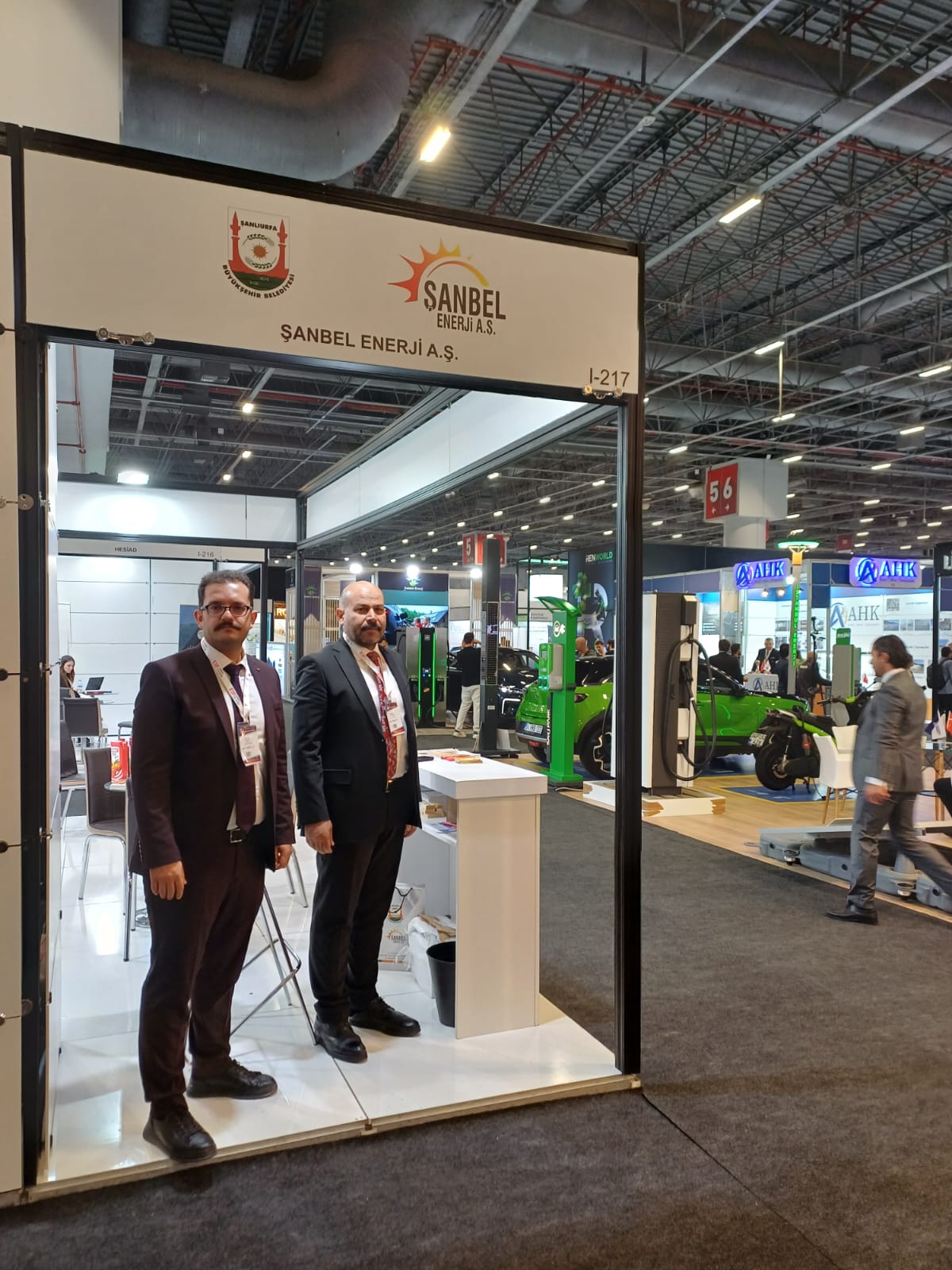 ŞANBEL Enerji olarak fuarda yerimizi aldık